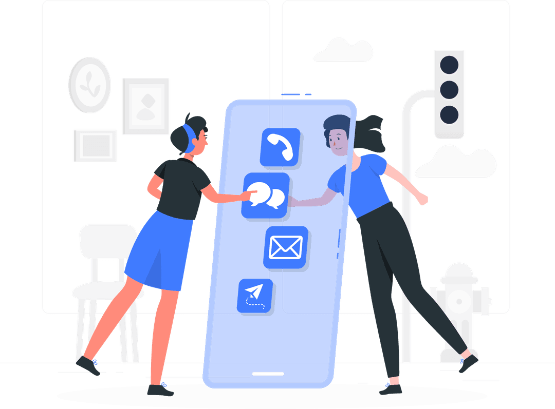 Registration dark illustration